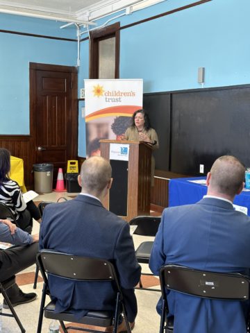 Sarita gives an update about the Family Financial Pilot.