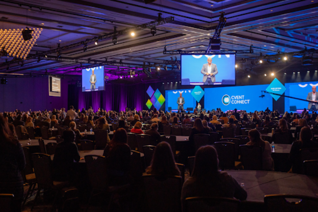 Photo of attendees at Cvent conference 