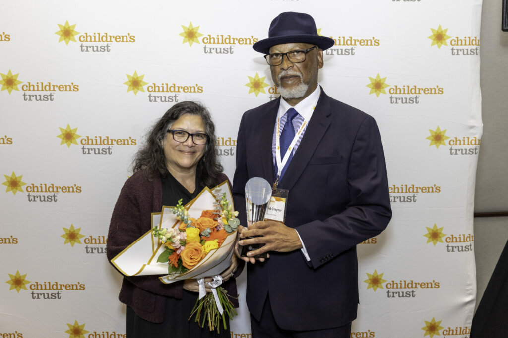 Children's Trust staff with the Fran Litman Award Winner.