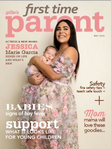 first time parent magazine cover page