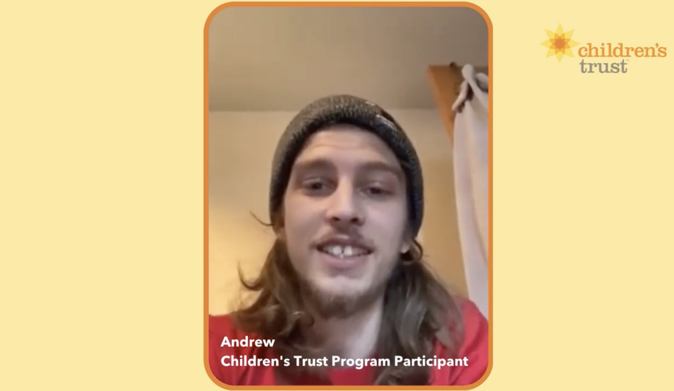 Andrew sharing his story