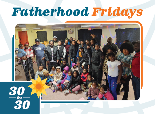 Fatherhood Fridays cover with group of fathers