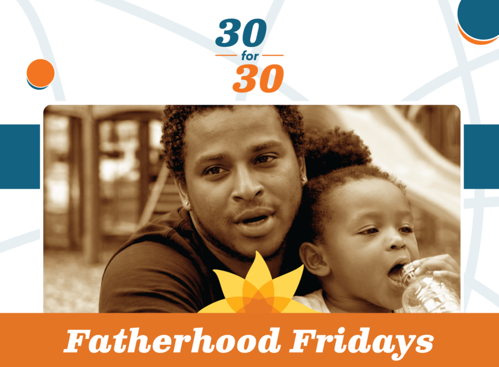 Nate Parilla and daughter Fatherhood Friday cover